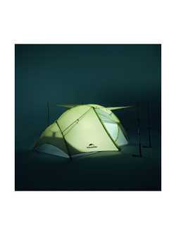 Палатка Naturehike Star River EXT Si 2-местная, алюминиевый каркас, сверхлегкая, желтая