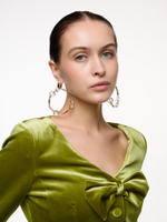 Серьги "Bubble bumboo" Gold