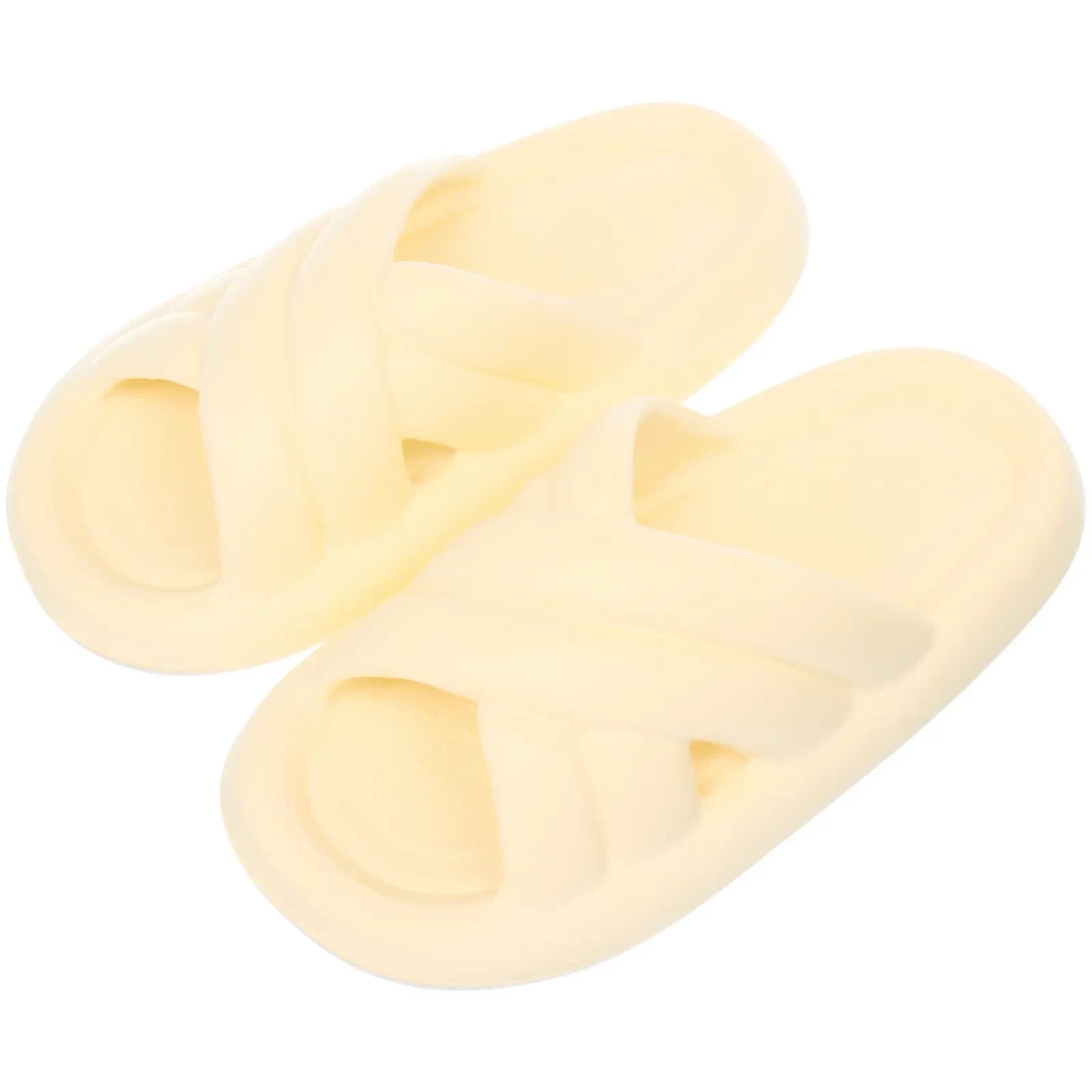 Шлепанцы женские «GRACE», цвет кремовый, р-р 36-37