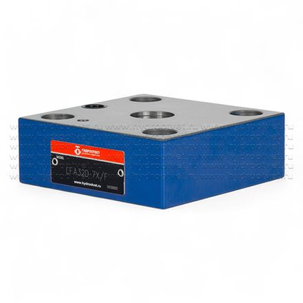 LFA32D-7X/F - Крышка для логического клапана, типоразмер Ду32 функционал - D = крышка с одним каналом X, внешний канал X - F = есть, уплотнение NBR