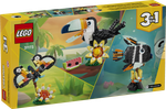 Конструктор LEGO Creator 31173 лего Дикие животные: Тропический тукан — 3в1, 7+
