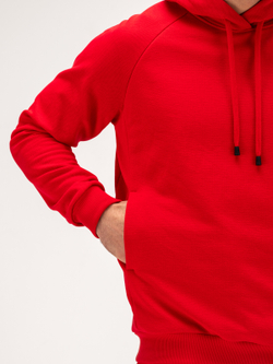 Костюм мужской спортивный теплый. Красный