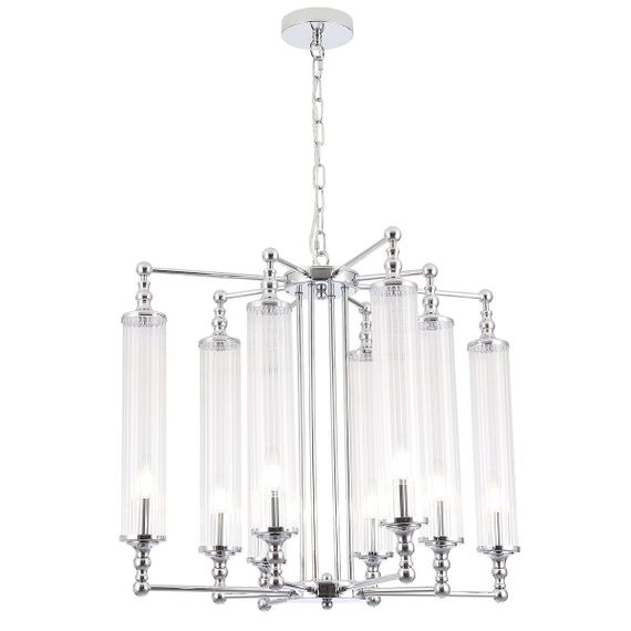 Подвесная люстра Crystal Lux Tomas SP8 D650 Chrome