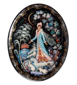 Народные промыслы ШК-45/ 1 Шкатулка «Снегурочка»