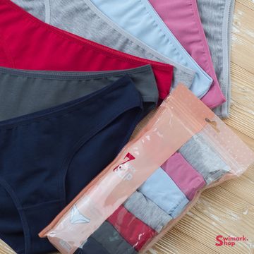 Набор женских трусиков BIKINI Classic, NO NAME 70500, 7 шт/уп (неделька)
