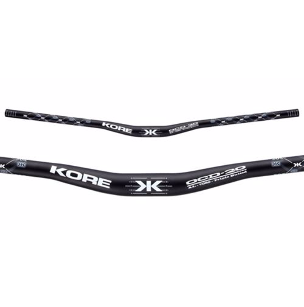 Руль Kore ocd ed red handleBar 31.8 7 back 20 rise 740мм.