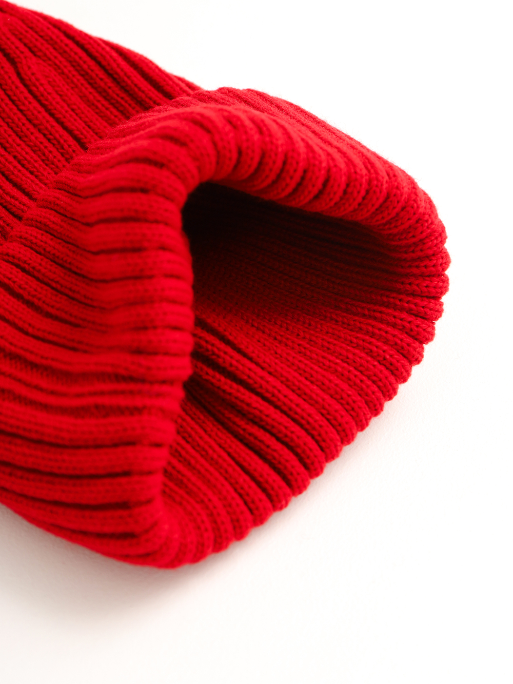 Шапка тыковка полушерсть, красная