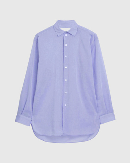 Мужская Рубашка из ткани оксфорд голубая