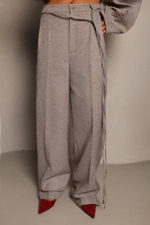 Брюки широкого кроя