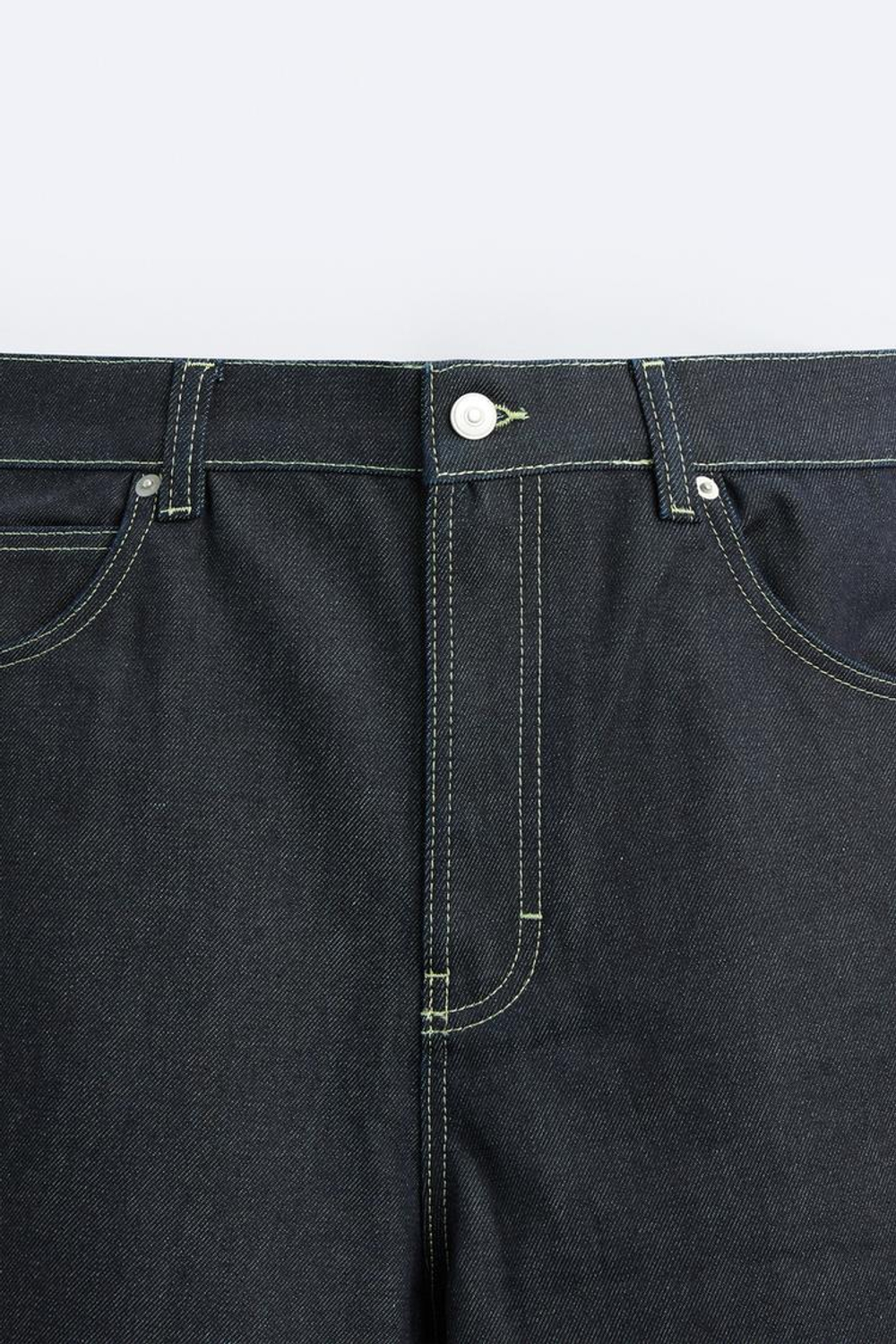 ZARA ШОРТЫ КАРГО С КАРМАНАМИ, СИНИЙ