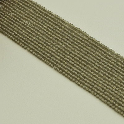 Нитка Шпинель 36 см. 2 мм. (Без замка) - Серая