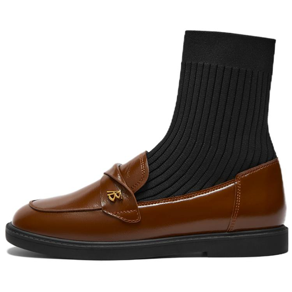 BATA Stretch & Sock Boots Women"s Brown/Black