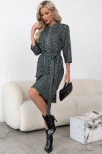 Платье Милана (зеленый/серый) Р11-1248 Nikol