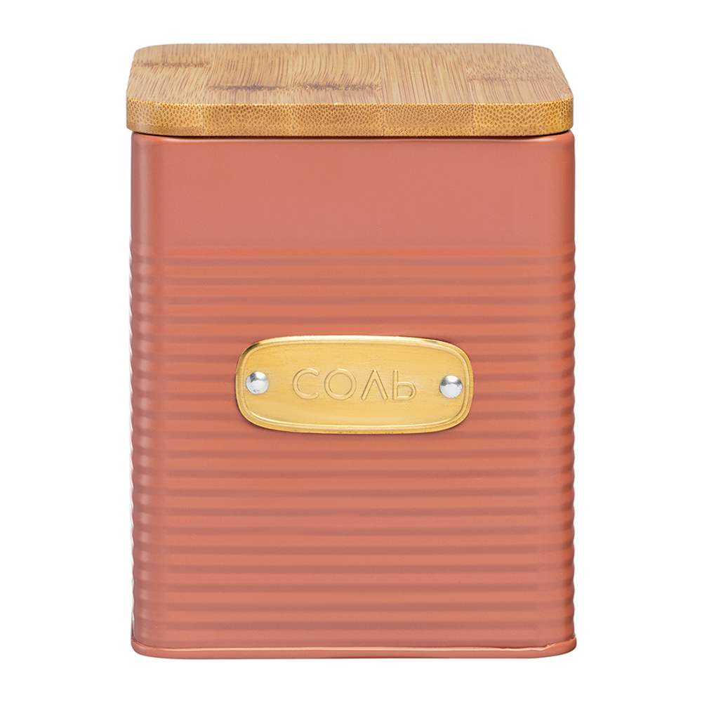 Банка для хранения соли irmel, 1,7 л, терракота