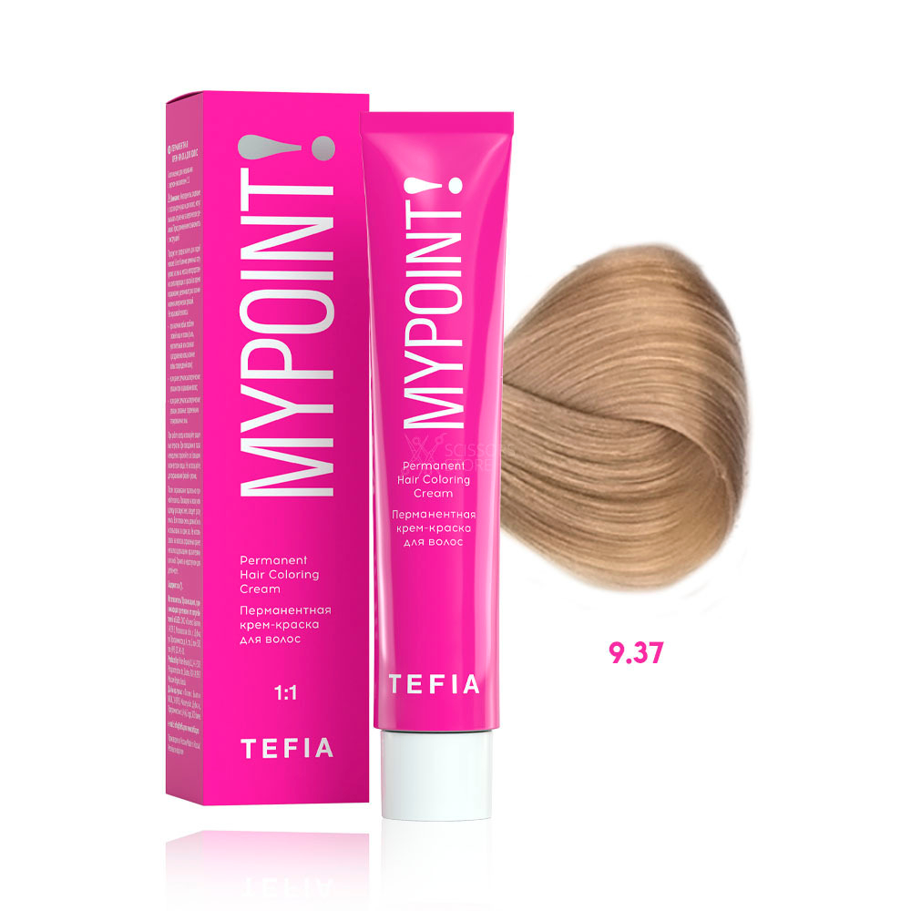 TEFIA Перманентная крем-краска для волос MYPOINT 60мл
