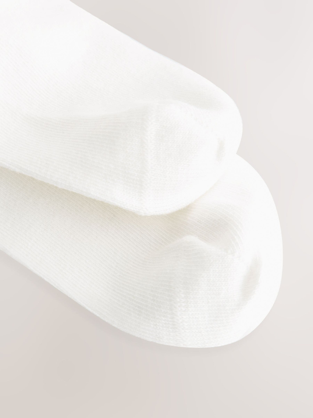 Носки хлопковые с рюшами для девочки Next AU3-116, 2 шт., Кремовый