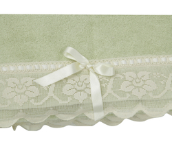 Полотенце 60х110 Old Florence Buratto зеленое