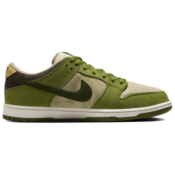 NIKE Dunk SB Кроссовки для скейтбординга Низкие Зеленый Белый Мужские