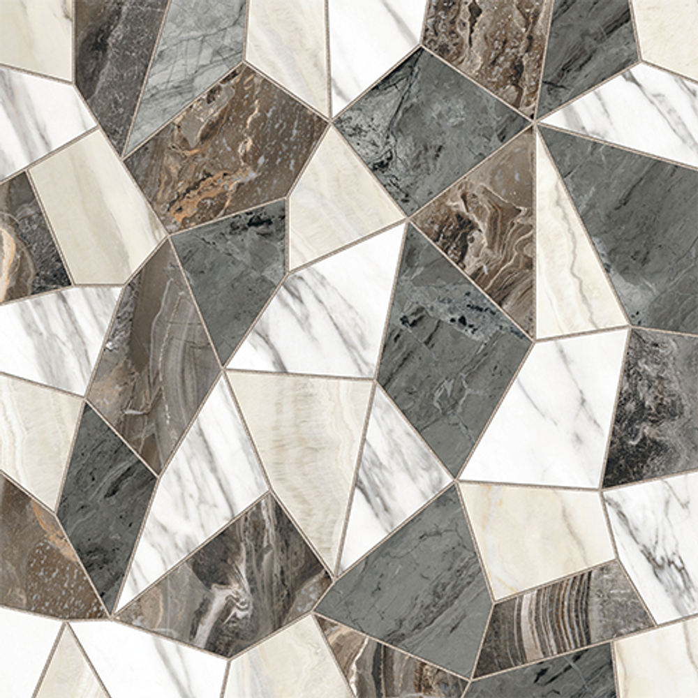60x60 MarbleSet Декор "Микс Терраццо" Лаппато R9