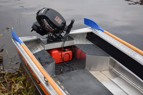 Алюминиевая лодка Wellboat-37 easy