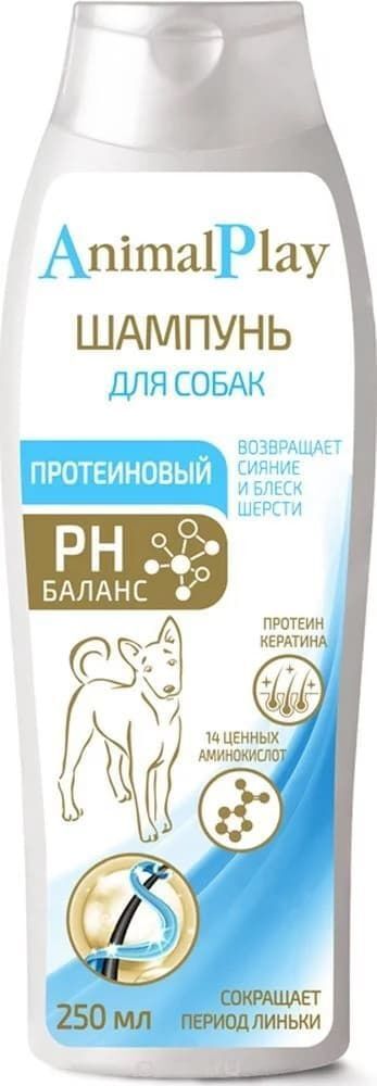 Animal Play: шампунь Протеиновый универсальный для собак, 250мл