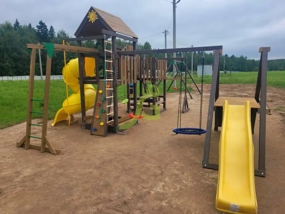 Детская площадка IgraGrad Панда Фани Мостик 2 с трубой 2,1м