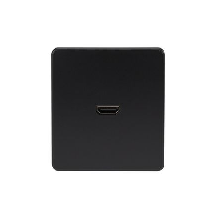 Розетка ROUND HDMI с/у оникс KRANZ