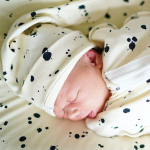 Пелёнка-кокон Mjölk Кляксы, уценка