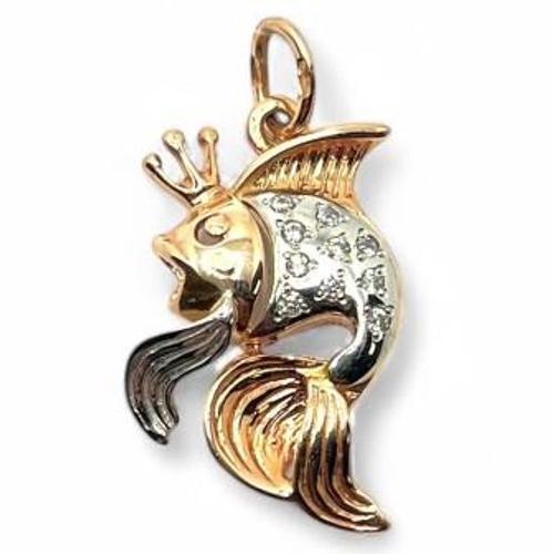 Подвеска Золотая рыбка