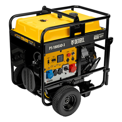 Генератор бензиновый (18 кВт) Denzel PS-180EAD-3
