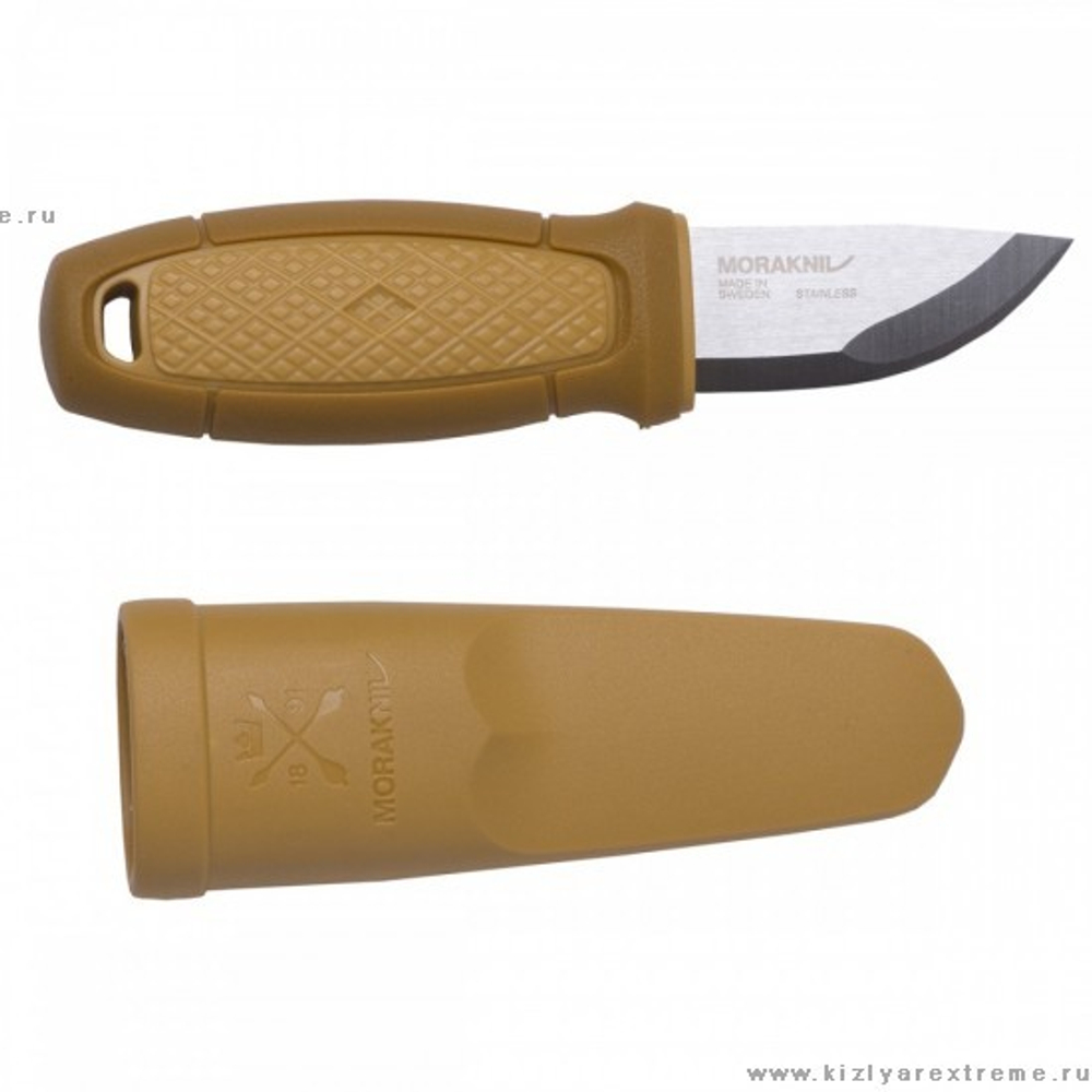 Нож Morakniv Eldris, нержавеющая сталь, желтый