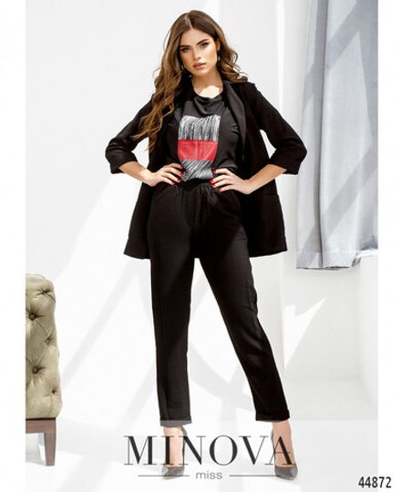 Костюм 1083-чёрный Minova Фото 2