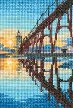Коллекция:	Пейзаж¶Название по-английски:	Bridge to Manistee north pierhead lighthouse¶Название по-ру