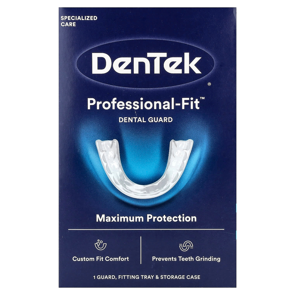 DenTek, Professional-Fit™, защитная пленка, 1 шт., 1 футляр для хранения и 1 защитная пленка