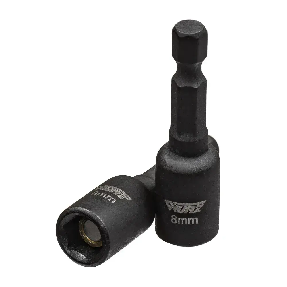 Бита с магнитной головкой 8мм Длина 48мм 2шт. WURZ 4808-2