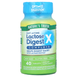 Nature's Truth, Fast Lactose Digest X ™ Complete, 40 таблеток (90 мг на таблетку)