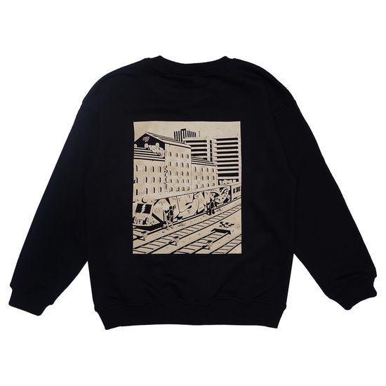 Свитшот HOOK «Вагон» чёрный