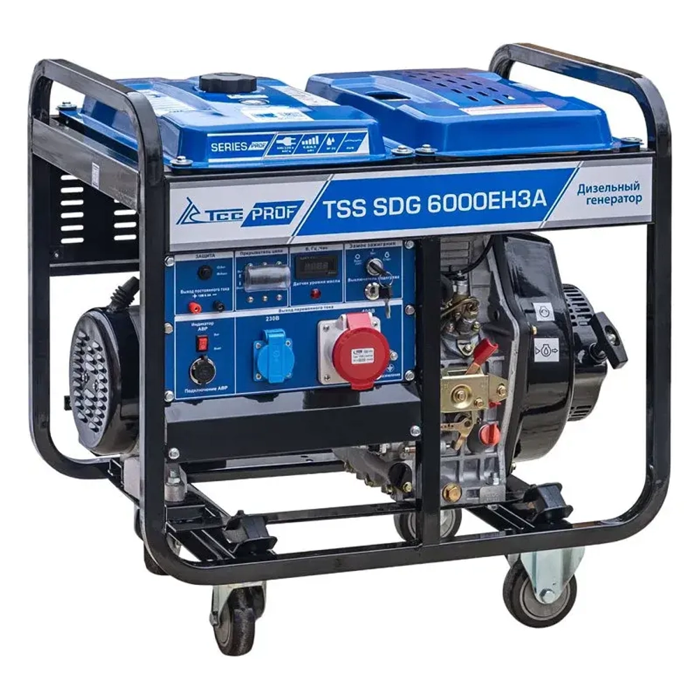 ТСС SDG 6000EH3A дизель генератор с блоком АВР ТСС С 9000/400 077016/190048