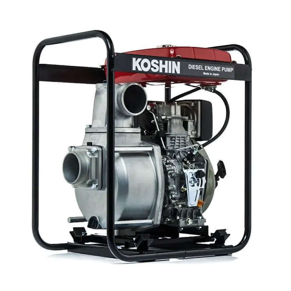 Koshin STY-100 D мотопомпа дизельная 6.7 л.с, 1250 л/мин, диаметр 100 мм, STY-100D