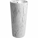 Раковина напольная SantiLine 41 SL-4008 белый мрамор