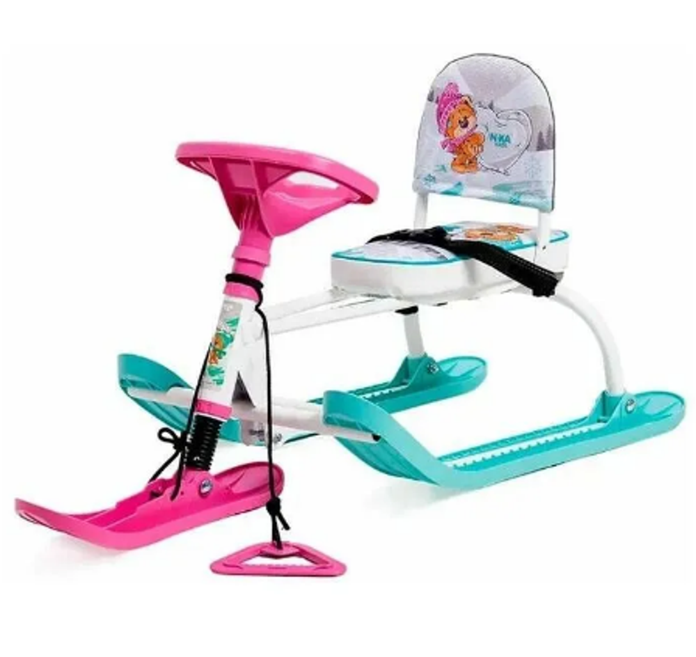 Снегокат Ника Twiny 1+ с Забавными медвежатами
