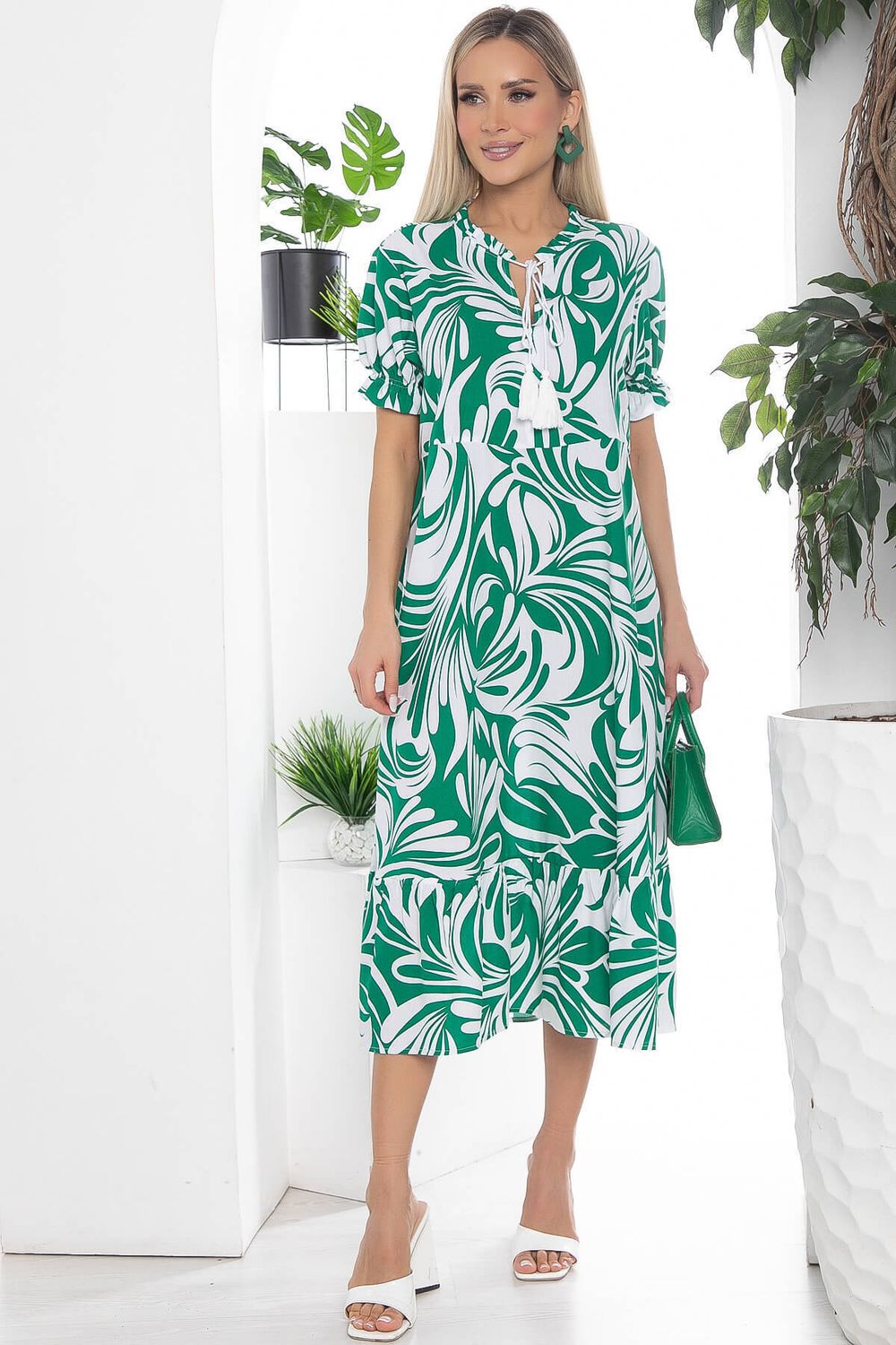 Платье "Круиз" (зеленый) П10266 LT Collection (Акция)