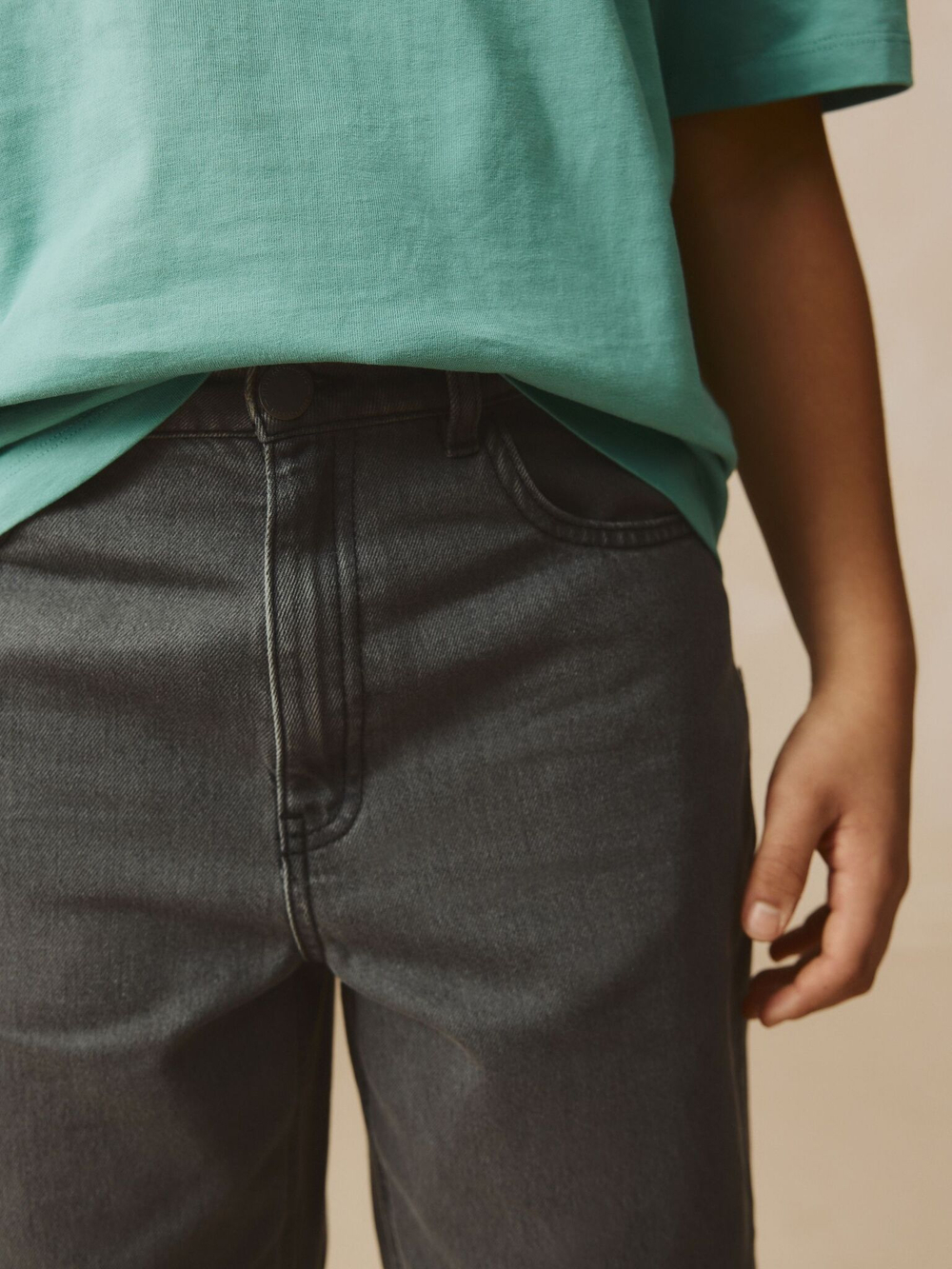 Шорты джинсовые для мальчика Next AC5-641, Серый