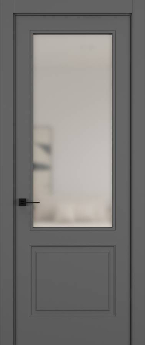 Дверь 02V HARMONY Матовый Темно-серый
