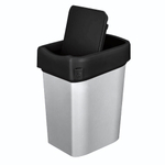 Контейнер для мусора "metal bin" 25л (черный)