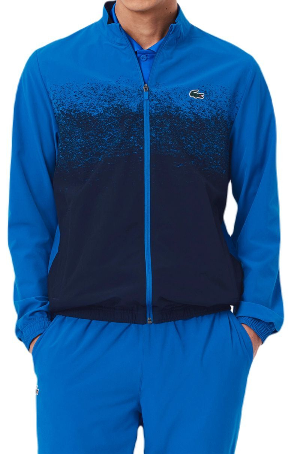 Мужской теннисный костюм Lacoste Tennis x Novak Djokovic - небесный