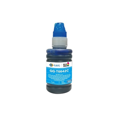 Чернила G&G, аналог Epson C13T66424A голубой 100 ml