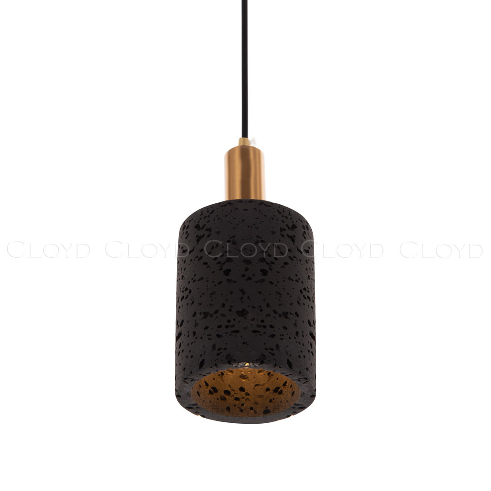 Подвесной светильник Cloyd KAUM P1 / латунь - черн.бетон (арт.11072)