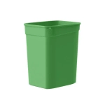 Контейнер для мусора без крышки eco bin 25л (зеленый) (комплект 5 шт)