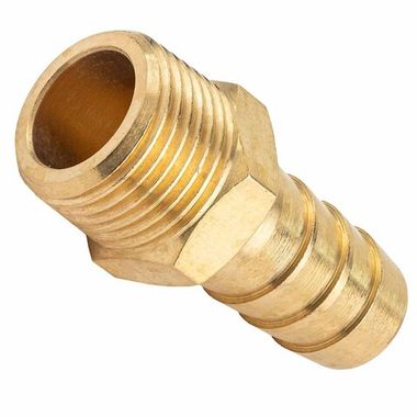 Штуцер пневматический наруж. резьба 3/8''- ''елочка''12мм Forsage F-MH06/08